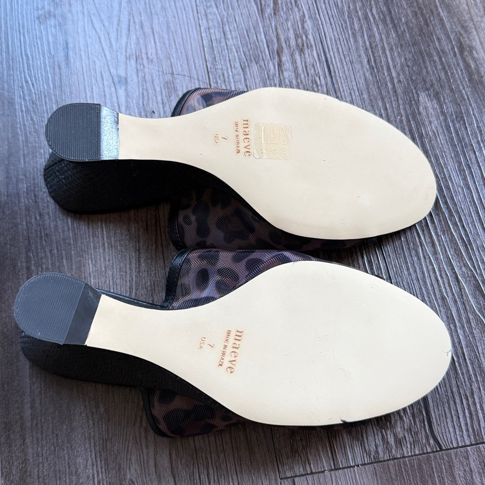 NEW Anthropologie Maeve Mesh Wedge Heels - Picture 7 of 10